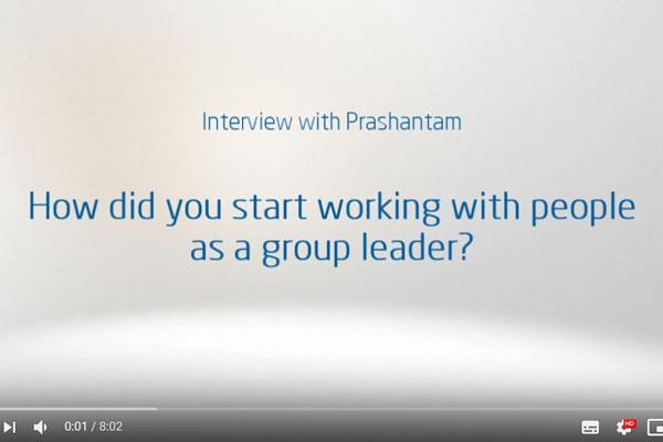 How Prashantam started to work with people as a group leader